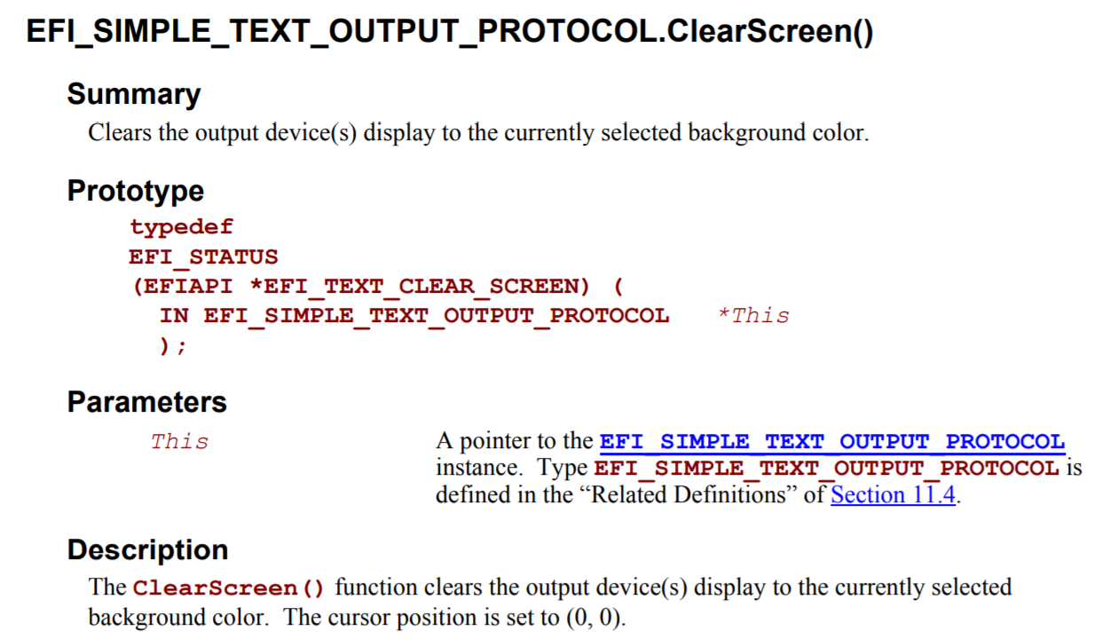 ClearScreen()的定义